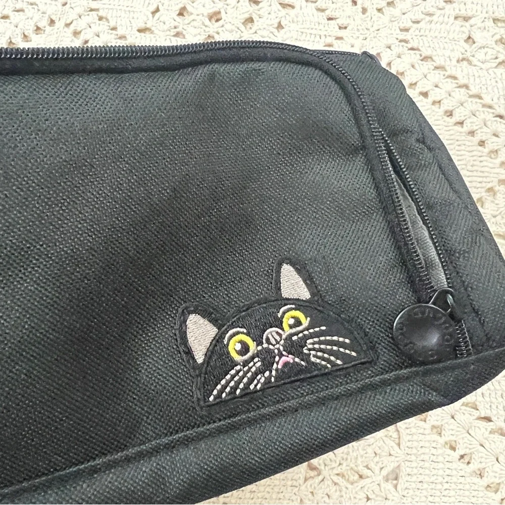 Bleep cat patch pencil case